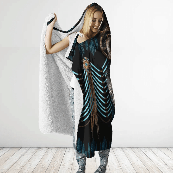 Native American Hooded Blanket