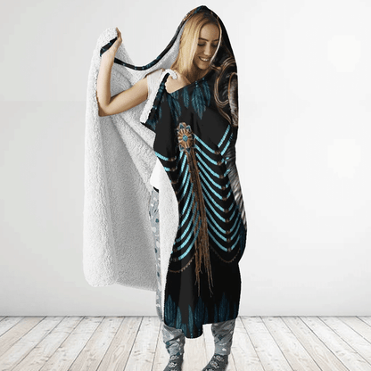 Native American Hooded Blanket