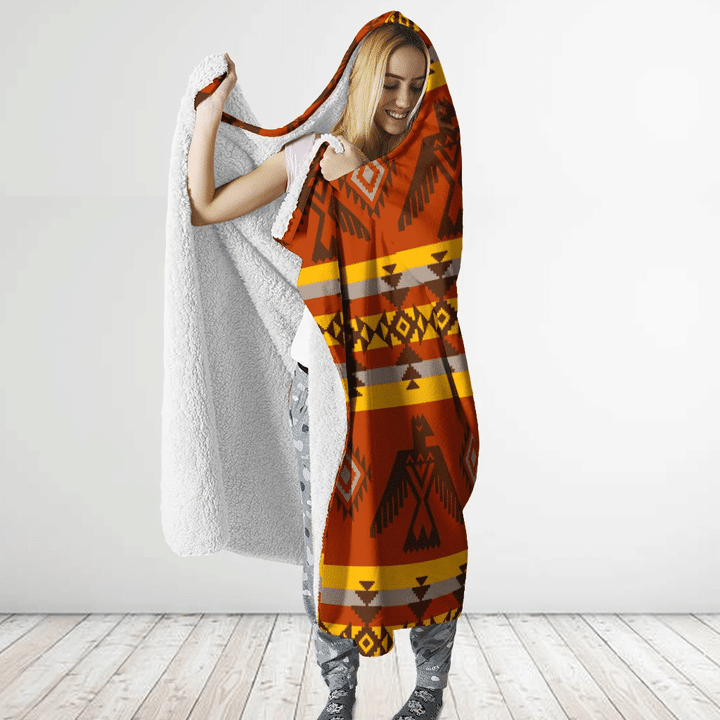 Native American Hooded Blanket