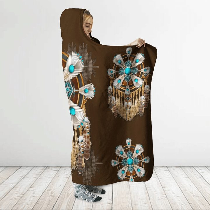 Native American Hooded Blanket