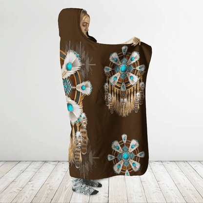 Native American Hooded Blanket