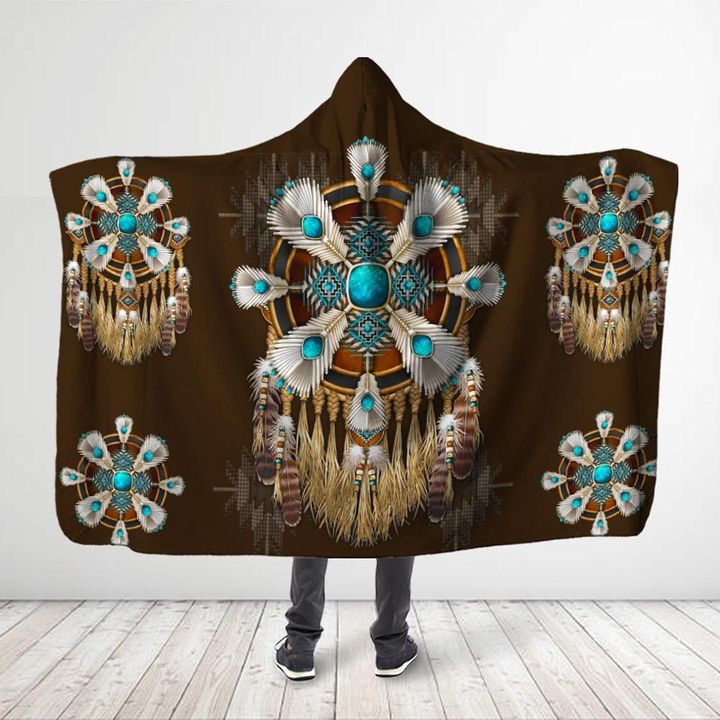 Native American Hooded Blanket