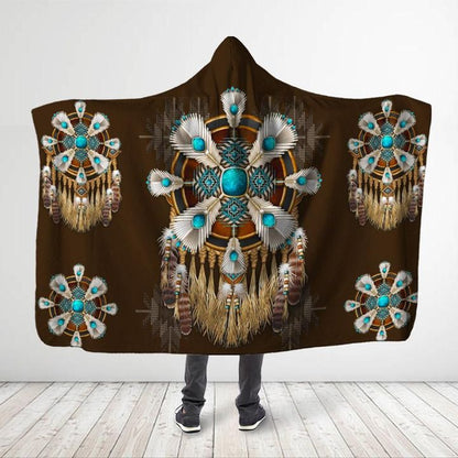 Native American Hooded Blanket