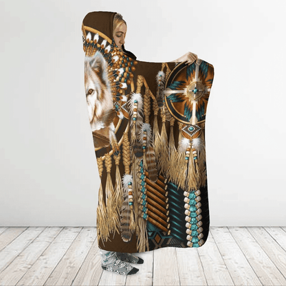Native American Hooded Blanket