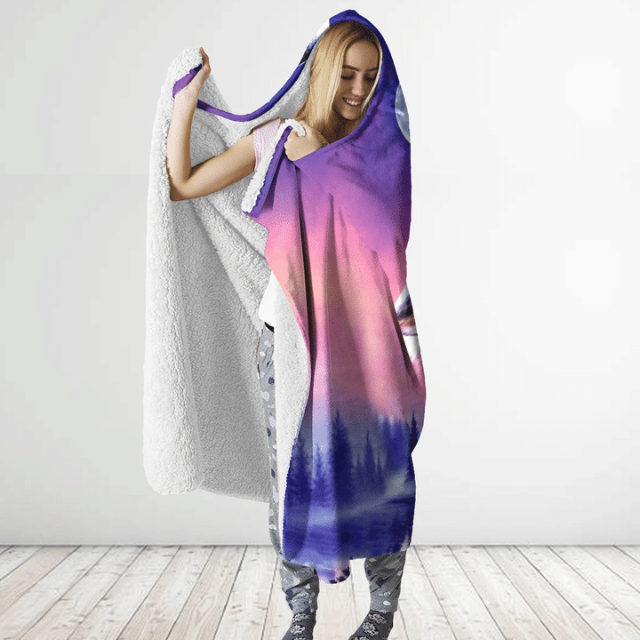 Native American Hooded Blanket