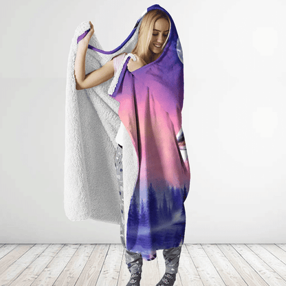 Native American Hooded Blanket