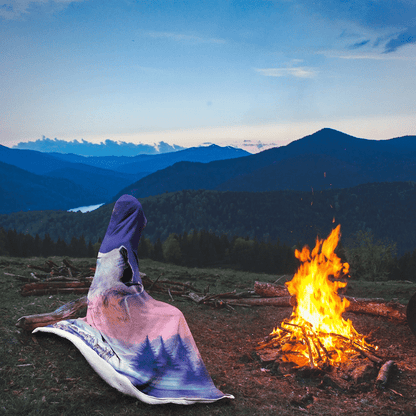 Native American Hooded Blanket