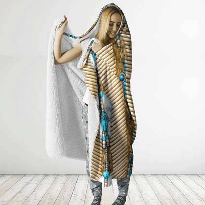 Native American Hooded Blanket