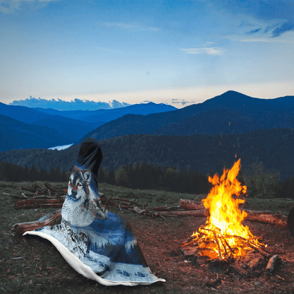 Native American Hooded Blanket