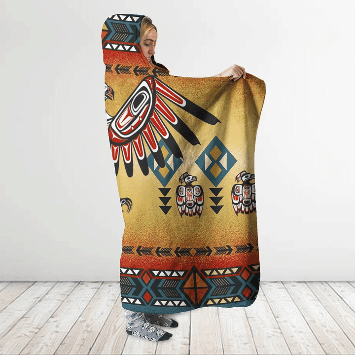 Native American Hooded Blanket