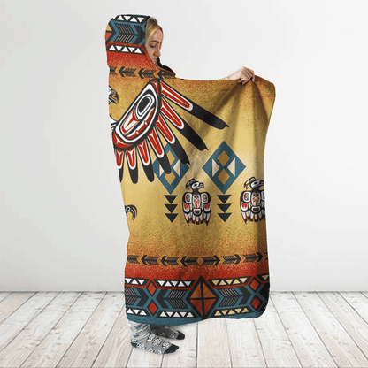 Native American Hooded Blanket