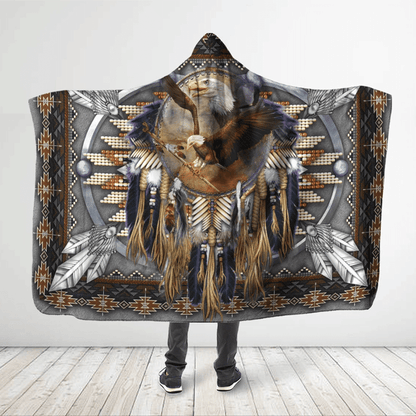 Native American Hooded Blanket