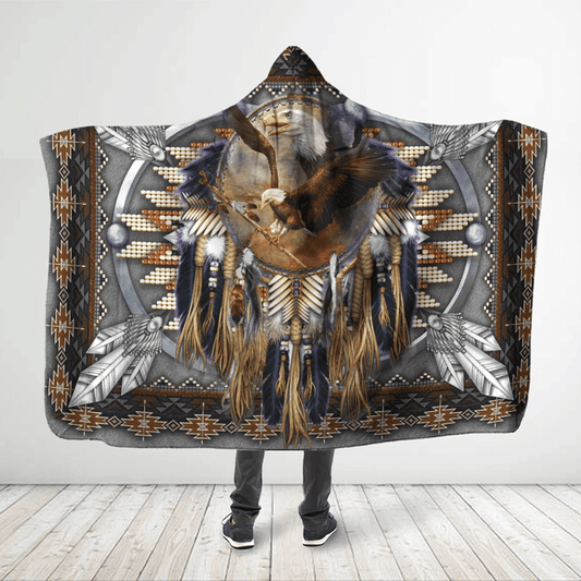 Native American Hooded Blanket