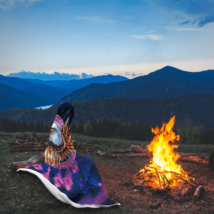 Native American Hooded Blanket