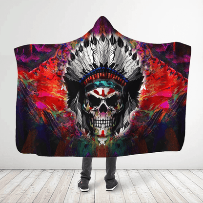 Native American Hooded Blanket