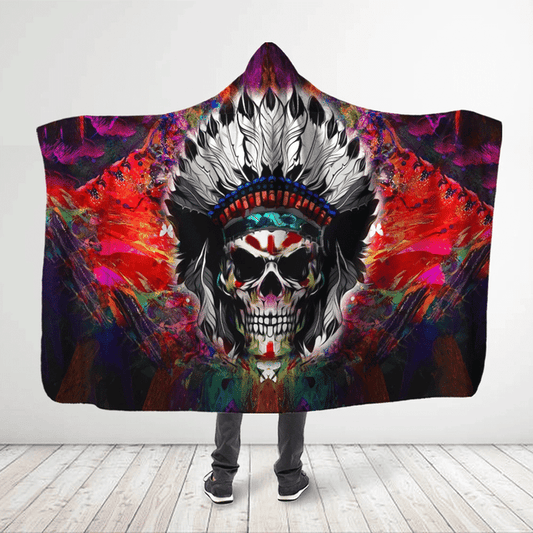 Native American Hooded Blanket