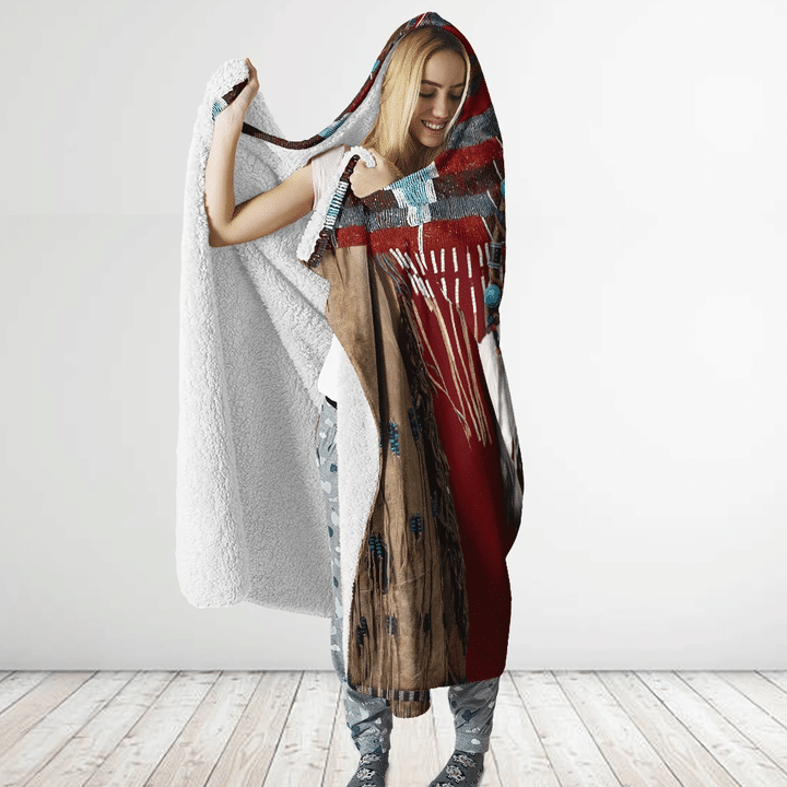 Native American Hooded Blanket