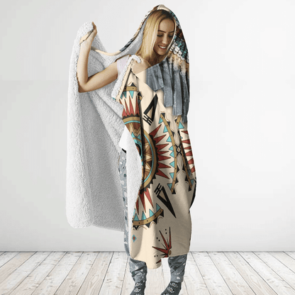 Native American Hooded Blanket