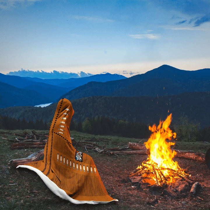 Native American Hooded Blanket