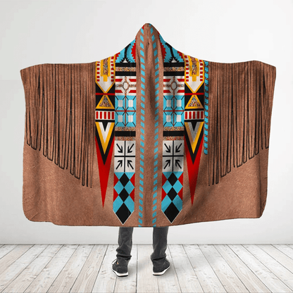 Native American Hooded Blanket