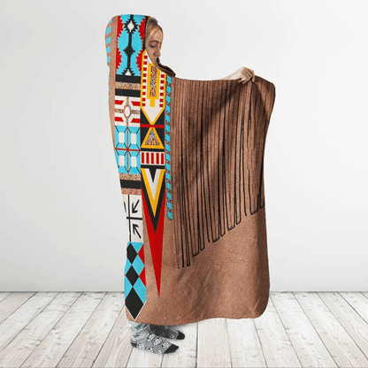 Native American Hooded Blanket