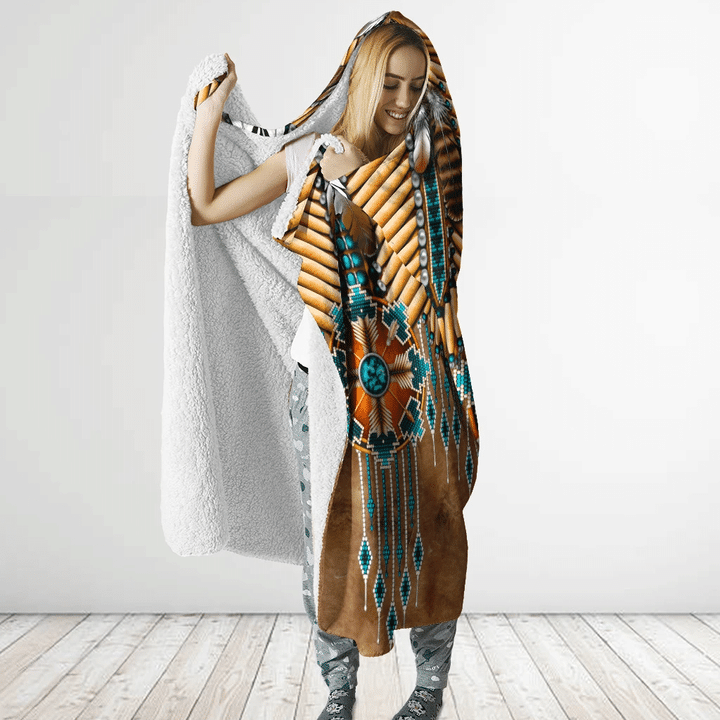 Native American Hooded Blanket