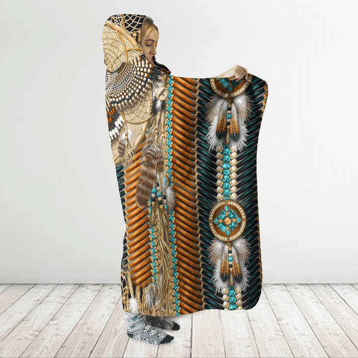 Native American Hooded Blanket