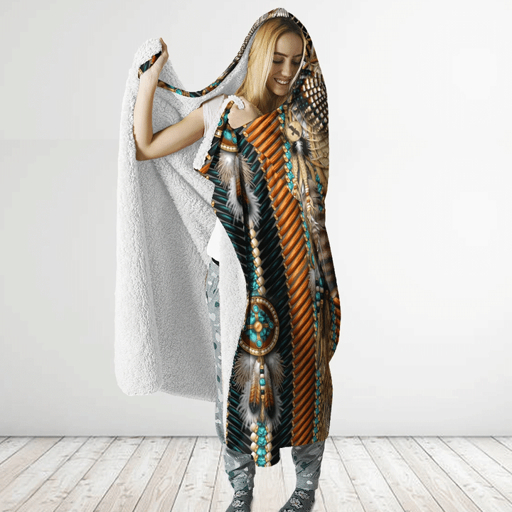 Native American Hooded Blanket