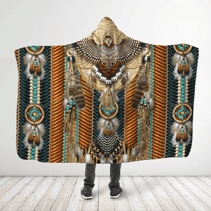 Native American Hooded Blanket
