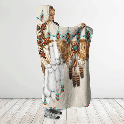 Native American Hooded Blanket