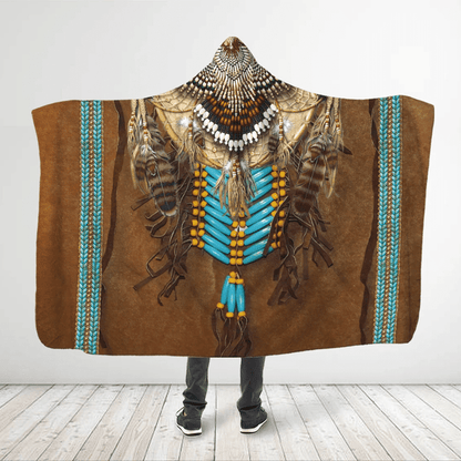 Native American Hooded Blanket
