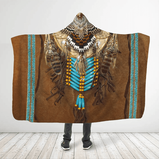 Native American Hooded Blanket