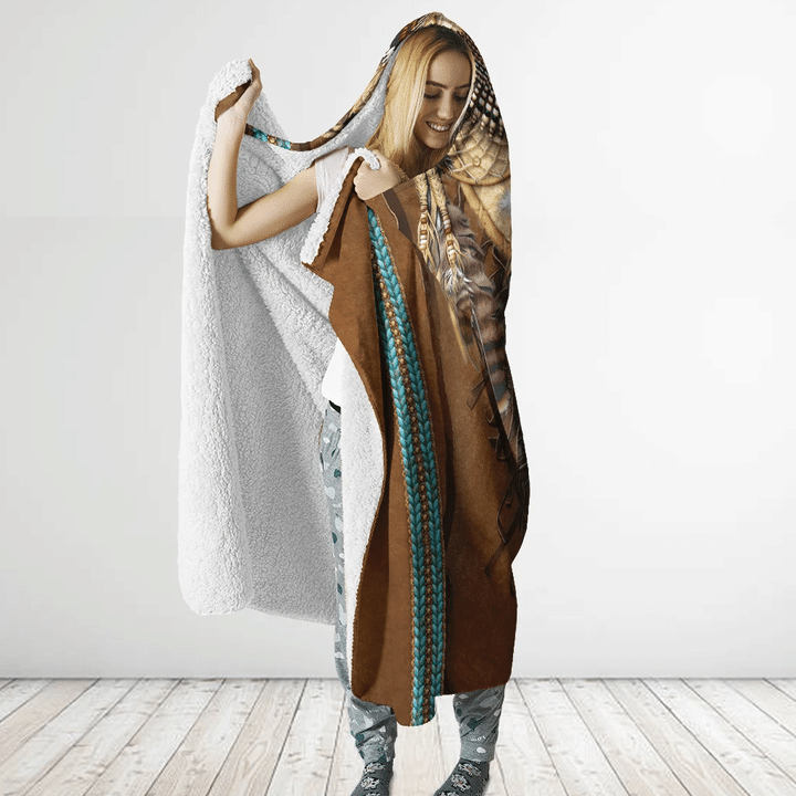Native American Hooded Blanket