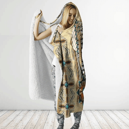 Native American Hooded Blanket