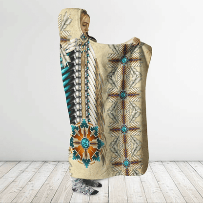 Native American Hooded Blanket