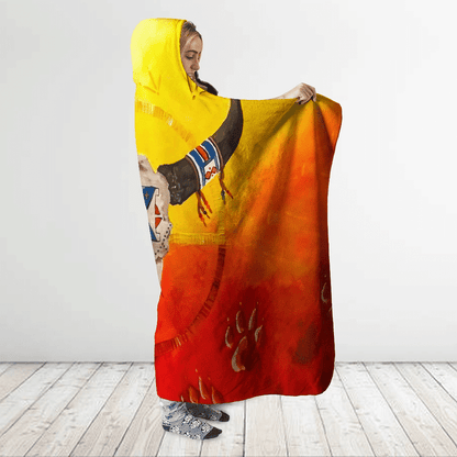 Native American Hooded Blanket