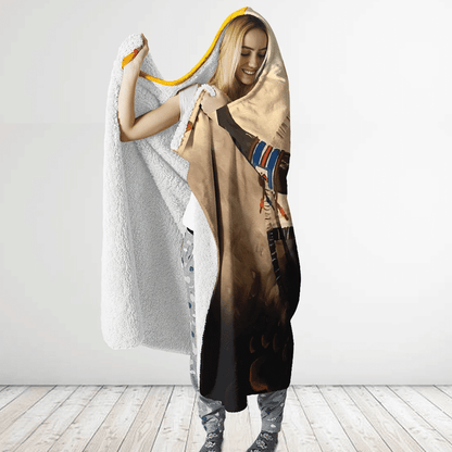 Native American Hooded Blanket
