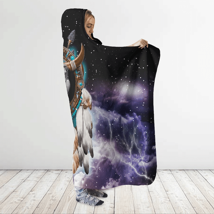 Native American Hooded Blanket