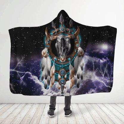 Native American Hooded Blanket