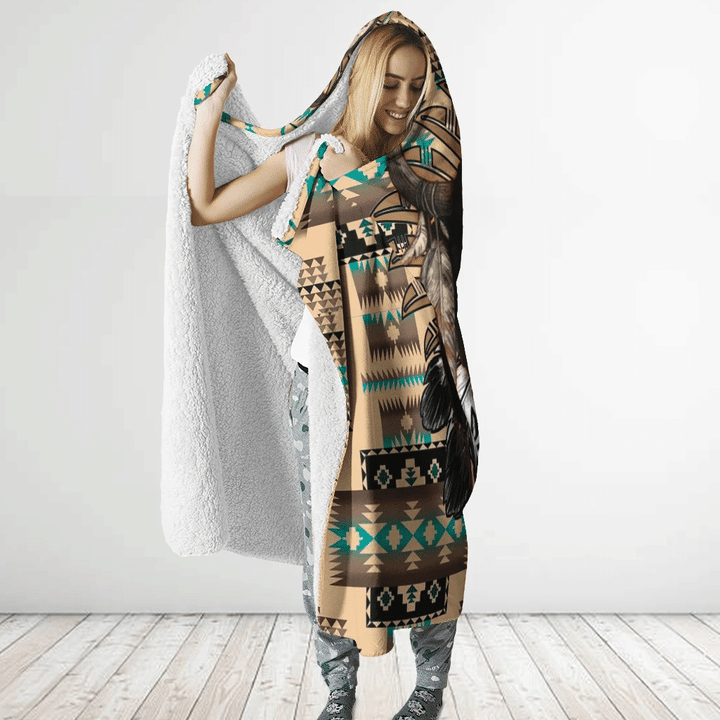 Native American Hooded Blanket