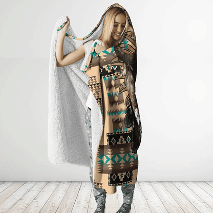 Native American Hooded Blanket