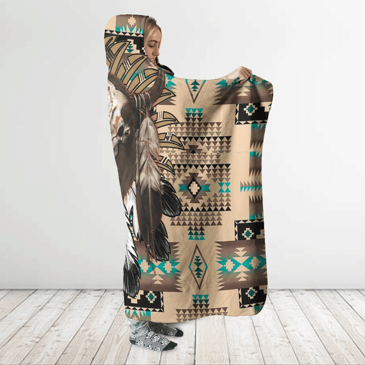 Native American Hooded Blanket