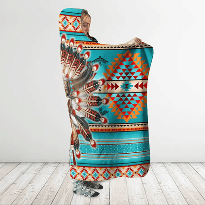 Native American Hooded Blanket