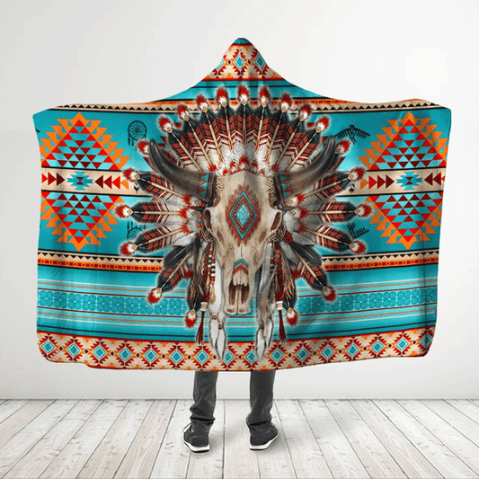 Native American Hooded Blanket