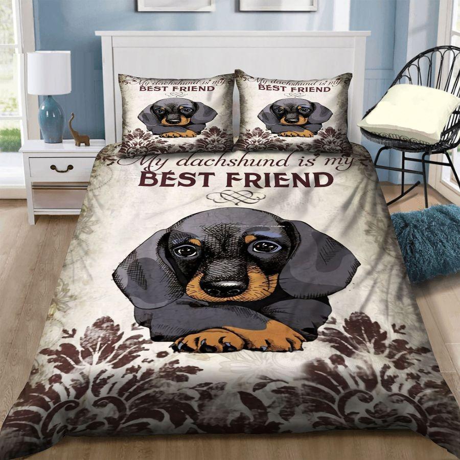 Love Dachshund Bedding Set TA0711205-Quilt-TA-Twin-Vibe Cosy™