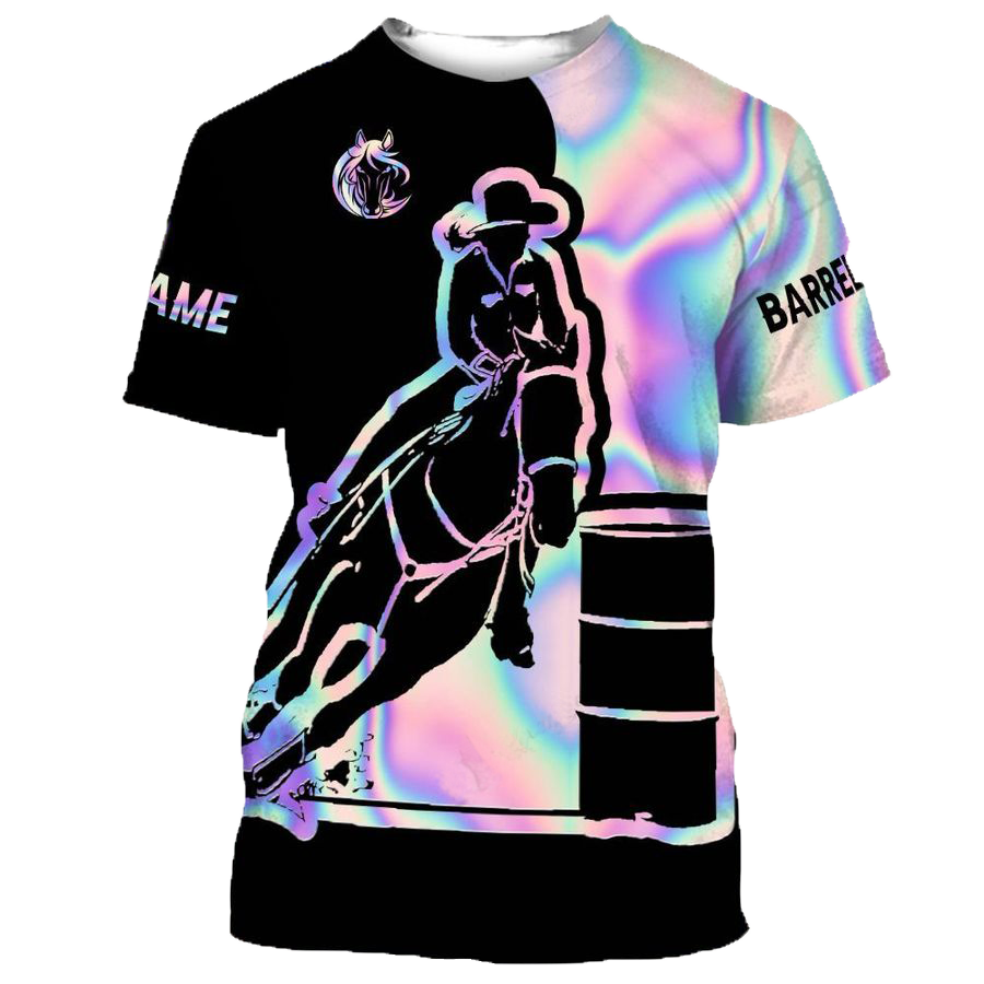 Personalized Horse Barrel Racing 3D All Over Printed Unisex Shirts TN