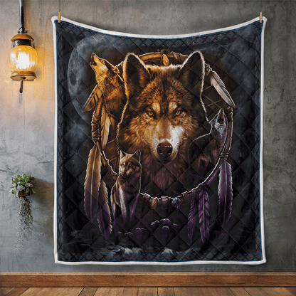 Native American 3D All Over Printed Quilt