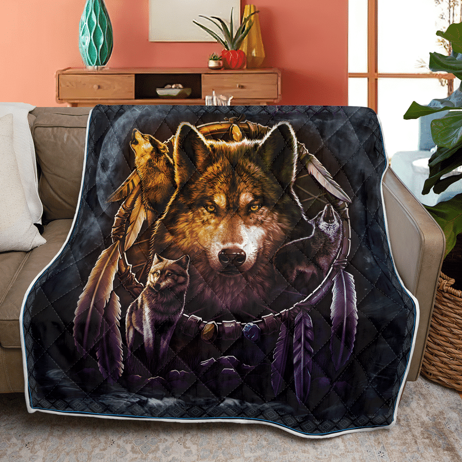Native American 3D All Over Printed Blanket