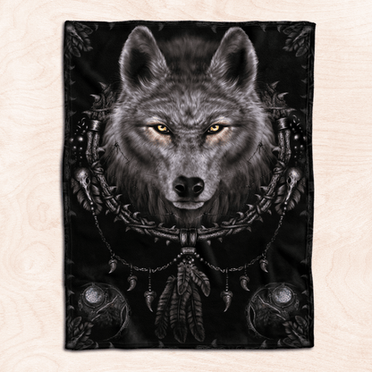 Native American 3D All Over Printed Blanket