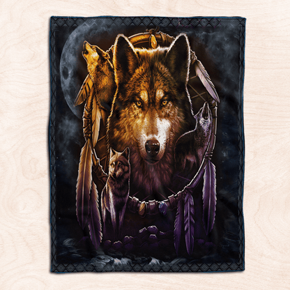 Native American 3D All Over Printed Blanket